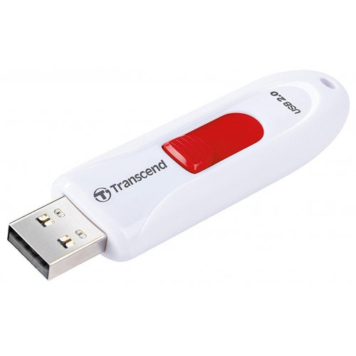 Накопитель Transcend JetFlash 590 4GB USB 2.0 White (TS4GJF590W) купить в Украине | Telemart фото