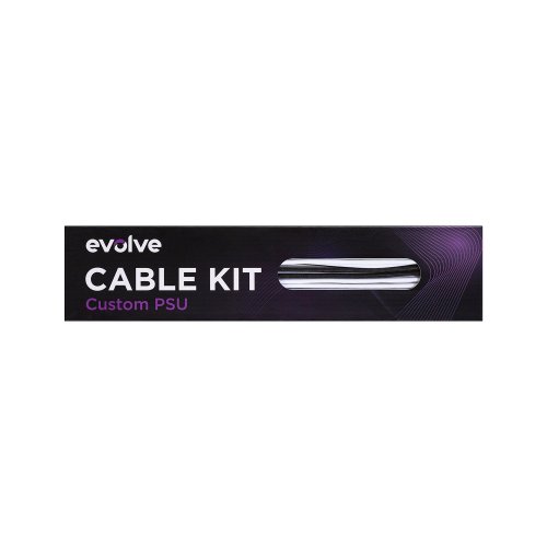 Купить Уценка набор кастомных кабелей питания EVOLVE Custom Extension PSU Cable Kit 0.3m (EV-PSUMF-03BKW) Black/White (вскрита упаковка, 624144) - цена в Харькове, Киеве, Днепре, Одессе
в интернет-магазине Telemart фото