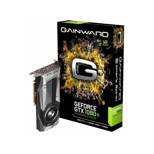 Продать Видеокарта Gainward GeForce GTX 1080 TI Founders Edition 11264MB (426018336-3897) по Trade-In интернет-магазине Телемарт - Киев, Днепр, Украина фото