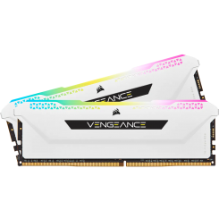 Озу Corsair DDR4 16GB (2x8GB) 3600Mhz Vengeance RGB Pro SL White (CMH16GX4M2D3600C18W) (Восстановлено продавцом, 624975)