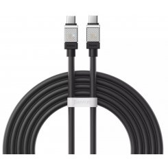 Кабель Baseus CoolPlay Series Fast Charging Cable USB Type-C to USB Type-C 100W 1m (CAKW000201) Black