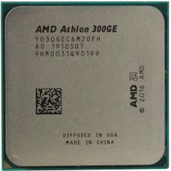 Процессор AMD Athlon 300GE 3.4GHz 4MB sAM4 Tray (YD30GEC6M2OFH) (Восстановлено продавцом, 625193)