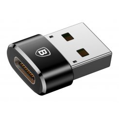 Адаптер Baseus USB to USB Type-C (CAAOTG-01) Black