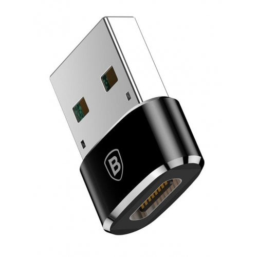 Купить Адаптер Baseus USB to USB Type-C (CAAOTG-01) Black - цена в Харькове, Киеве, Днепре, Одессе
в интернет-магазине Telemart фото