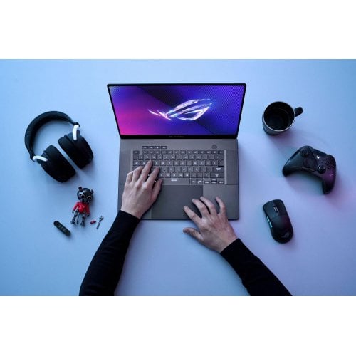 Купити Ноутбук Asus ROG Zephyrus G16 GU605MY-QR041X (90NR0IQ5-M001R0) Eclipse Gray - ціна в Києві, Львові, Вінниці, Хмельницькому, Франківську, Україні | інтернет-магазин TELEMART.UA фото