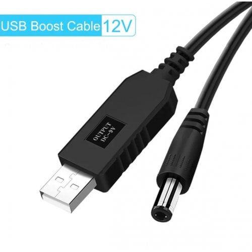 Купити Кабель живлення X-Tech USB to DC 5V to 9-12V 0.6-1A 1m (5.5x2.1mm) - ціна в Києві, Львові, Вінниці, Хмельницькому, Франківську, Україні | інтернет-магазин TELEMART.UA фото