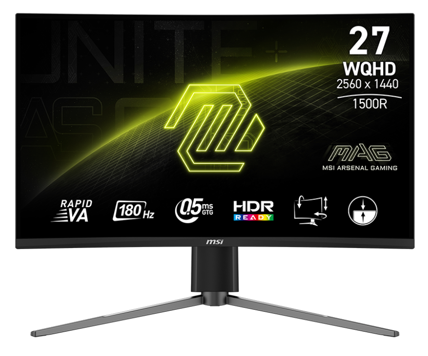 Купить Монитор MSI 27" MAG 27CQ6PF Black - цена в Харькове, Киеве ...