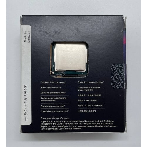 Купить Процессор Intel Core i5-9600K 3.7(4.6)GHz 9MB s1151 Box (BX80684I59600K) (Восстановлено продавцом, 626382) с проверкой совместимости: обзор, характеристики, цена в Киеве, Днепре, Одессе, Харькове, Украине | интернет-магазин TELEMART.UA фото