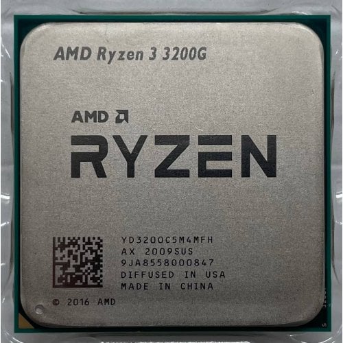 Купить Процессор AMD Ryzen 3 3200G 3.6(4)GHz 4MB sAM4 Tray (YD3200C5M4MFH) (Восстановлено продавцом, 626483) с проверкой совместимости: обзор, характеристики, цена в Киеве, Днепре, Одессе, Харькове, Украине | интернет-магазин TELEMART.UA фото