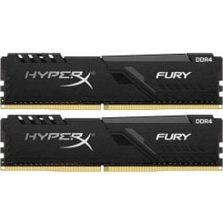 Озп HyperX DDR4 64GB (2x32GB) 3200Mhz Fury Black (HX432C16FB3K2/64) (Відновлено продавцем, 626525)