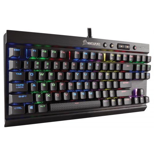 Клавіатура Corsair K65 LUX RGB Mechanical Gaming Cherry MX Red (CH-9110010-NA) купити в Україні | Telemart фото