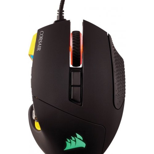 Купити Миша Corsair Scimitar RGB (CH-9000091-EU) Black/Yellow - ціна в Києві, Львові, Вінниці, Хмельницькому, Франківську, Україні | інтернет-магазин TELEMART.UA фото