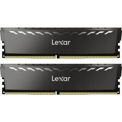 Фото Lexar DDR4 16GB (2x8GB) 3200Mhz Thor Dark Grey (LD4BU008G-R3200GDXG)