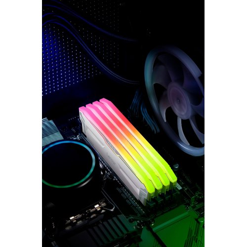 Фото ОЗП Lexar DDR5 32GB (2x16GB) 6400Mhz Ares RGB White (LD5EU016G-R6400GDWA)