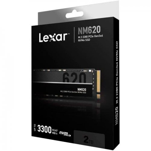 Купить SSD-диск Lexar NM620 3D NAND TLC 2TB M.2 (2280 PCI-E) NVMe x4 (LNM620X002T-RNNNG) с проверкой совместимости: обзор, характеристики, цена в Киеве, Днепре, Одессе, Харькове, Украине | интернет-магазин TELEMART.UA фото