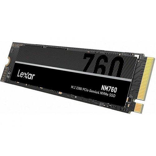 Купить SSD-диск Lexar NM760 3D NAND TLC 1TB M.2 (2280 PCI-E) NVMe x4 (LNM760X001T-RNNNG) с проверкой совместимости: обзор, характеристики, цена в Киеве, Днепре, Одессе, Харькове, Украине | интернет-магазин TELEMART.UA фото
