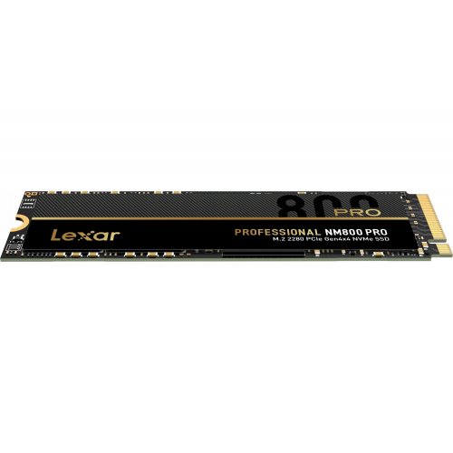 Купить SSD-диск Lexar NM800 Pro 3D NAND TLC 2TB M.2 (2280 PCI-E) NVMe x4 (LNM800P002T-RNNNG) с проверкой совместимости: обзор, характеристики, цена в Киеве, Днепре, Одессе, Харькове, Украине | интернет-магазин TELEMART.UA фото
