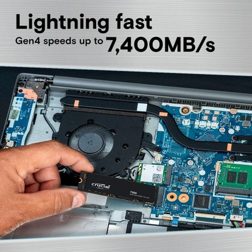 Photo SSD Drive Crucial T500 3D NAND TLC 2TB M.2 (2280 PCI-E) NVMe x4 (CT2000T500SSD8)