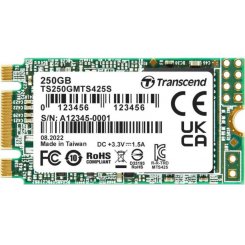 SSD-диск Transcend 425S 3D NAND 250GB M.2 (2242 SATA) (TS250GMTS425S)