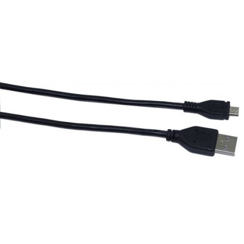 Кабель Smartfortec USB 2.0 microUSB 0.3m (SFU-AMM-0.3M) Black купити в Україні | Telemart фото