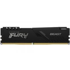 Озу Kingston DDR4 8GB 3200Mhz FURY Beast Black (KF432C16BB/8) (Восстановлено продавцом, 627575)