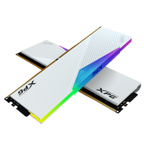 Фото ОЗУ ADATA DDR5 32GB (2x16GB) 5200Mhz XPG Lancer RGB White (AX5U5200C3816G-DCLARWH)