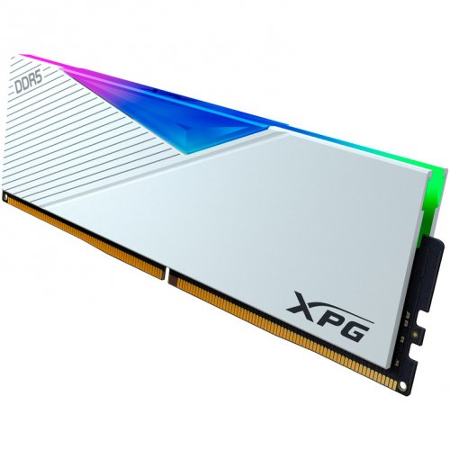 Фото ОЗУ ADATA DDR5 32GB (2x16GB) 5600Mhz XPG Lancer RGB White (AX5U5600C3616G-DCLARWH)