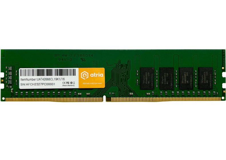 Купить ОЗУ ATRIA DDR4 16GB 2666Mhz (UAT42666CL19K1/16) с проверкой ...