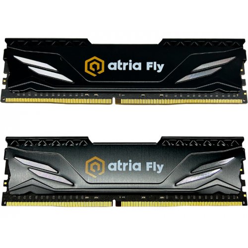 Photo RAM ATRIA DDR4 16GB (2x8GB) 3200Mhz Fly Black (UAT43200CL18BK2/16)