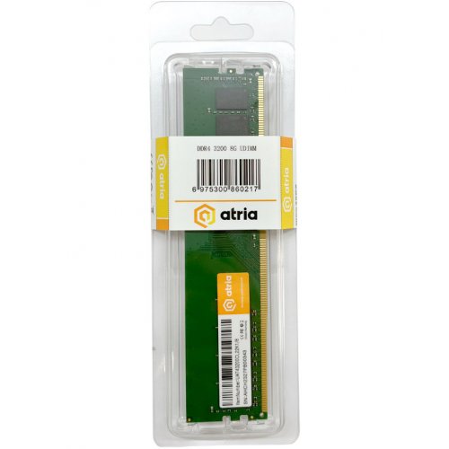 Фото ОЗУ ATRIA DDR4 8GB 3200Mhz (UAT43200CL22K1/8)