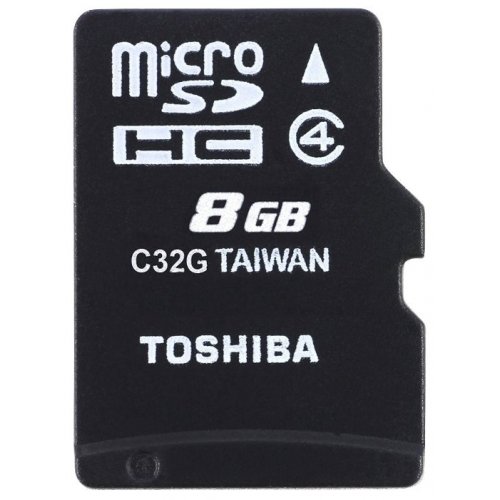 Купить Карта памяти Toshiba microSDHC 8GB Class 4 (с адаптером) (THN-M102K0080M2) - цена в Харькове, Киеве, Днепре, Одессе
в интернет-магазине Telemart фото