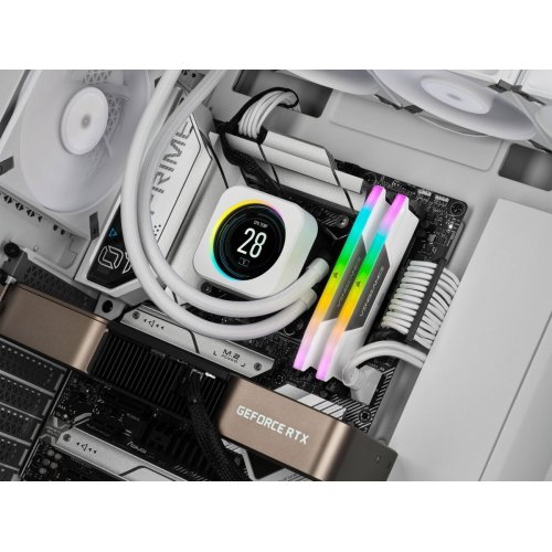 Photo RAM Corsair DDR5 32GB (2x16GB) 5600Mhz Vengeance RGB White (CMH32GX5M2B5600C40W)