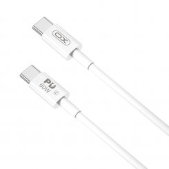 Кабель XO NB-Q190B USB Type-C to USB Type-C 60W 3A 2m White