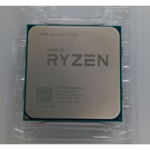 Купить Процессор AMD Ryzen 7 1700 3.0(3.6)GHz sAM4 Box (YD1700BBAEBOX) (Восстановлено продавцом, 628716) с проверкой совместимости: обзор, характеристики, цена в Киеве, Днепре, Одессе, Харькове, Украине | интернет-магазин TELEMART.UA фото