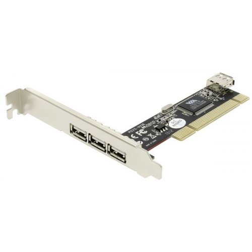 Купити Контролер STlab PCI to USB 2.0 4 ports (U-165) - ціна в Києві, Львові, Вінниці, Хмельницькому, Франківську, Україні | інтернет-магазин TELEMART.UA фото
