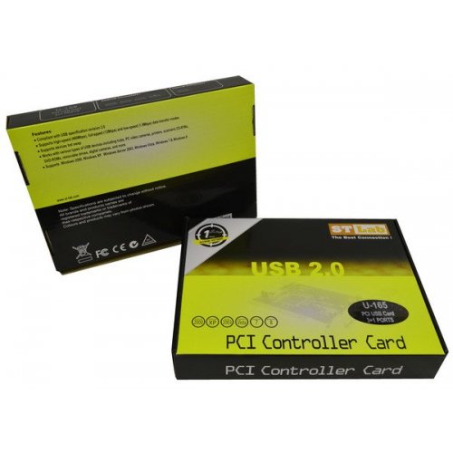 Купити Контролер STlab PCI to USB 2.0 4 ports (U-165) - ціна в Києві, Львові, Вінниці, Хмельницькому, Франківську, Україні | інтернет-магазин TELEMART.UA фото