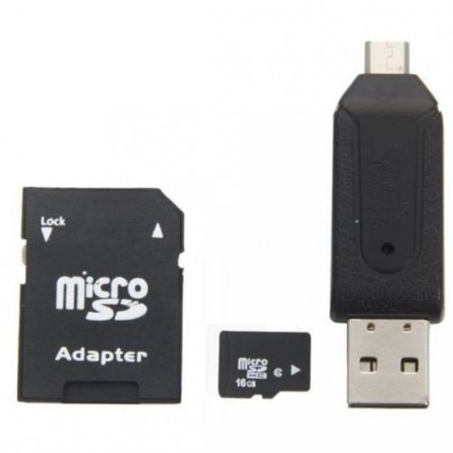 Купить Кардридер STLab USB 2.0 microSD(HC) OTG (U-375) Black - цена в Харькове, Киеве, Днепре, Одессе
в интернет-магазине Telemart фото
