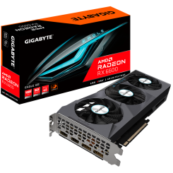 Відеокарта Gigabyte Radeon RX 6600 EAGLE 8192MB (GV-R66EAGLE-8GD) (Відновлено продавцем, 629718)