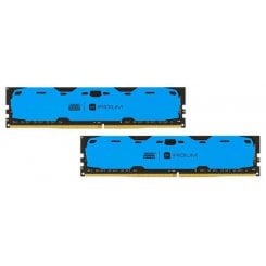 Озу GoodRAM DDR4 8GB (2x4GB) 2400Mhz IRDM Blue (IR-B2400D464L15S/8GDC) (Восстановлено продавцом, 629816)