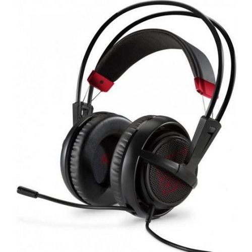 Купити Навушники HP Omen Headset SteelSeries (X7Z95AA) Black - ціна в Києві, Львові, Вінниці, Хмельницькому, Франківську, Україні | інтернет-магазин TELEMART.UA фото
