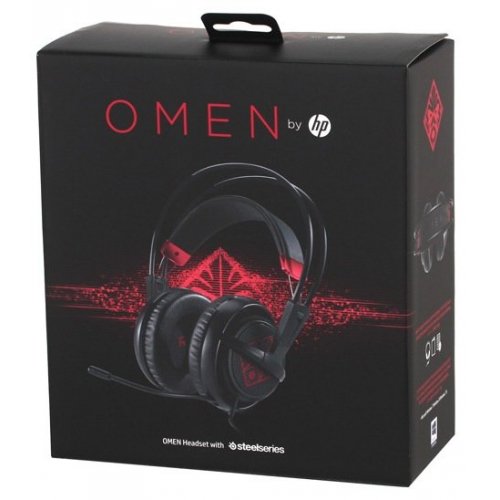 Купити Навушники HP Omen Headset SteelSeries (X7Z95AA) Black - ціна в Києві, Львові, Вінниці, Хмельницькому, Франківську, Україні | інтернет-магазин TELEMART.UA фото