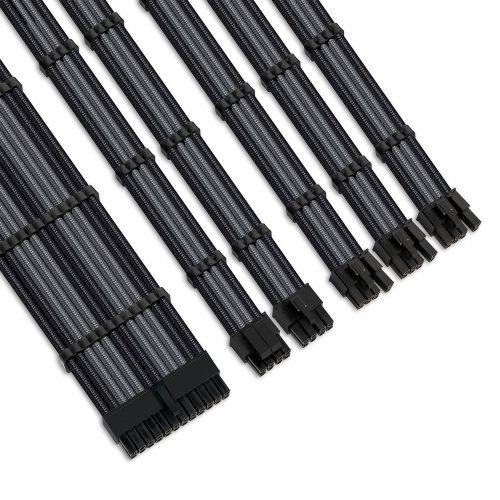 Купить Уценка набор кастомных кабелей питания EVOLVE Custom Extension PSU Cable Kit 0.3m (EV-EPSUMF-03BKG) Black/Gray (Повреждение упаковки, 630090) - цена в Харькове, Киеве, Днепре, Одессе
в интернет-магазине Telemart фото