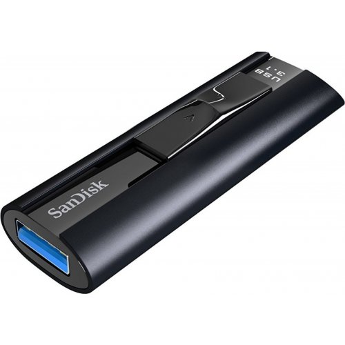 Купить Накопитель SanDisk Extreme Pro 128GB USB 3.1 Black (SDCZ880-128G-G46) - цена в Харькове, Киеве, Днепре, Одессе
в интернет-магазине Telemart фото