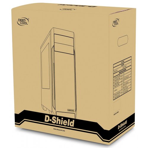Продать Корпус Deepcool D-Shield без БП Black по Trade-In интернет-магазине Телемарт - Киев, Днепр, Украина фото