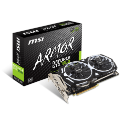 Відеокарта MSI GeForce GTX 1060 ARMOR OC 3072MB (GTX 1060 ARMOR 3G OCV1) (Відновлено продавцем, 630863)