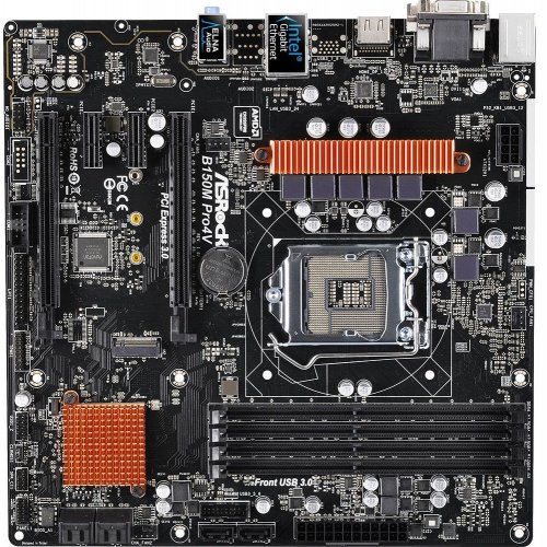 Продать Материнская плата AsRock B150M PRO4V (s1151, Intel B150) по Trade-In интернет-магазине Телемарт - Киев, Днепр, Украина фото