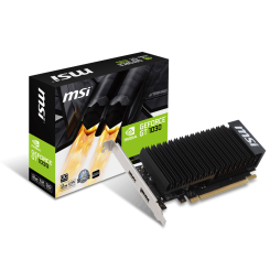 Видеокарта MSI GeForce GT 1030 Low Profile OC 2048MB (GT 1030 2GH LP OC) (Восстановлено продавцом, 630912)