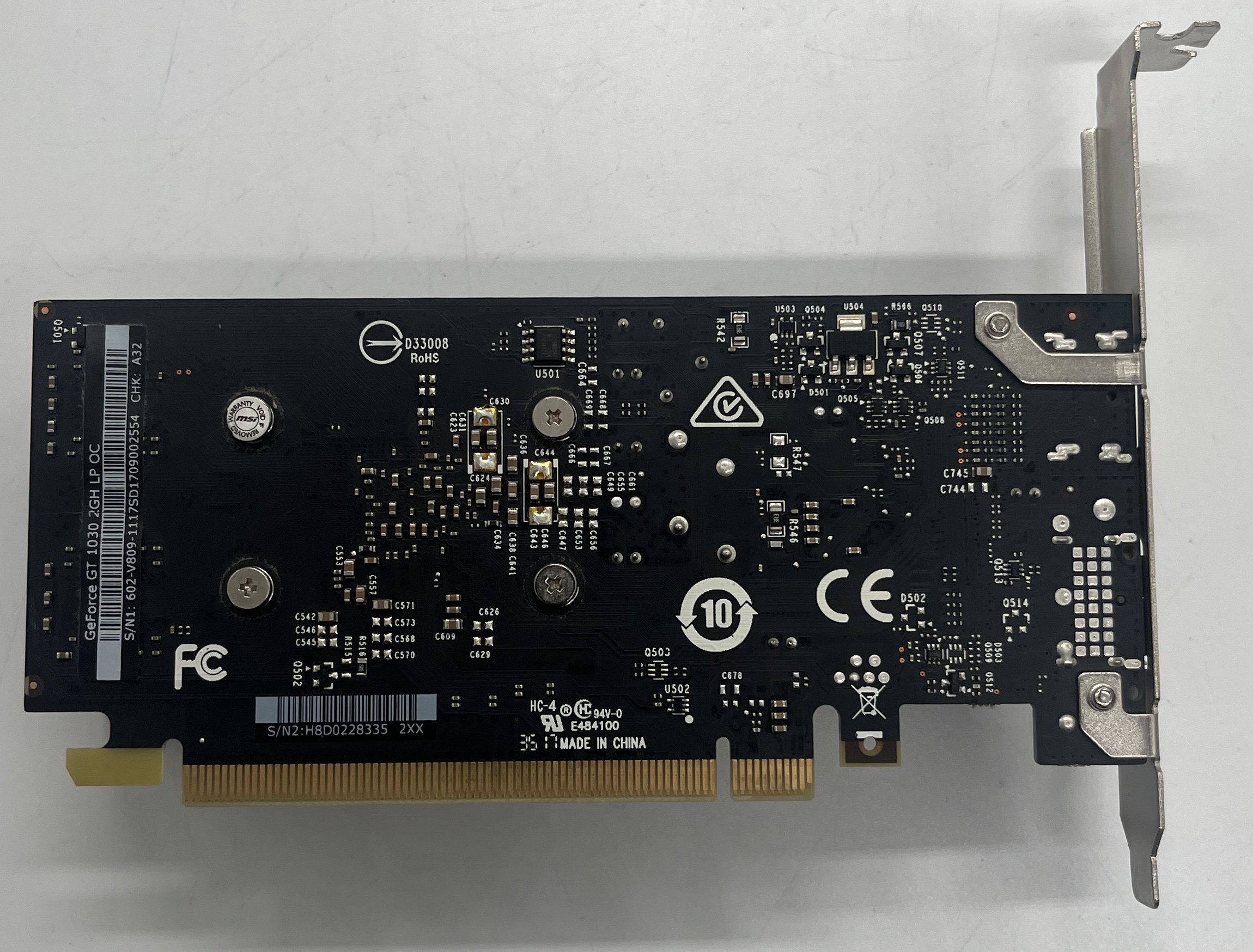 Купить Видеокарта MSI GeForce GT 1030 Low Profile OC 2048MB (GT 1030 2GH LP  OC) (Восстановлено продавцом, 630912) с проверкой совместимости: обзор,  характеристики, цена в Киеве, Днепре, Одессе, Харькове, Украине |  интернет-магазин TELEMART.UA