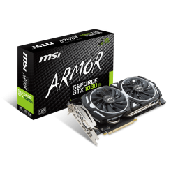 Видеокарта MSI GeForce GTX 1080 TI ARMOR 11264MB (GTX 1080 TI ARMOR 11G OC) (Восстановлено продавцом, 630923)