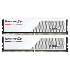 Озу G.Skill DDR5 32GB (2x16GB) 6000Mhz Ripjaws S5 White (F5-6000J3238F16GX2-RS5W) (Восстановлено продавцом, 631099)